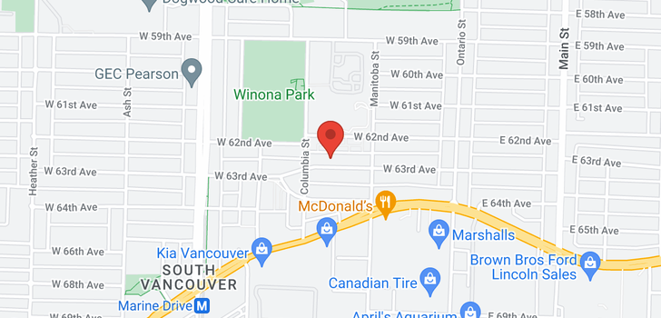map of 263 W 63RD AVENUE